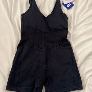 JoyLab Black Sleeveless Romper